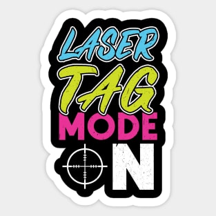 Laser Tag Mode On - Lasertag Sticker